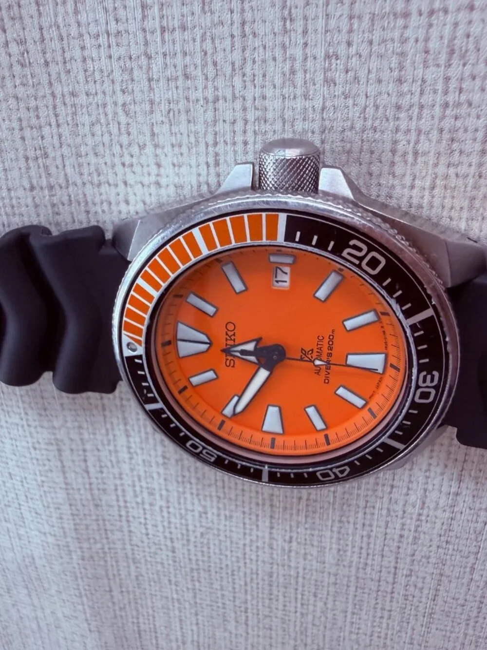 Seiko Prospex "Orange Samurai" SRPC07 – Discontinued Collector’s Piece - Picture 5 of 8